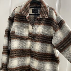 Novlan Plaid Button-Up Jacket